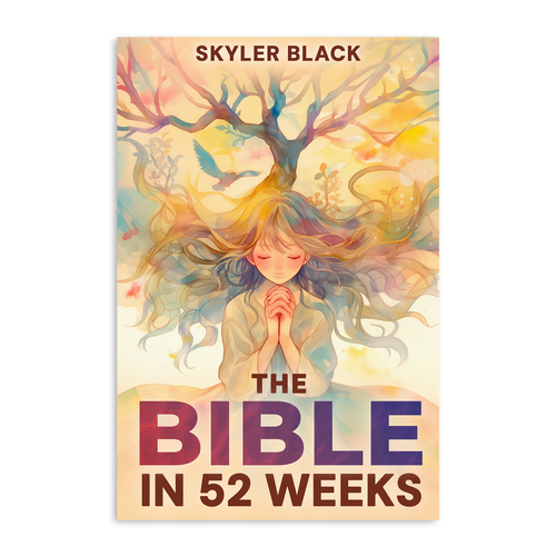 Painterly Book Cover for Yearlong Women's Bible Study Design by El Pavlovskaya