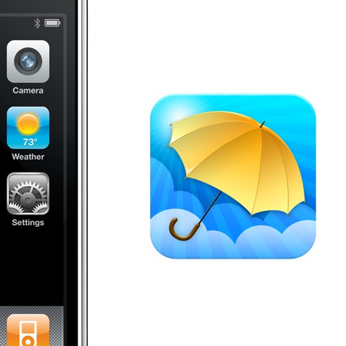 iPhone App Icon - umbrella