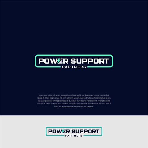 Home Generator Company Logo Design - Power Support Partners Design by GraphCulture⭐