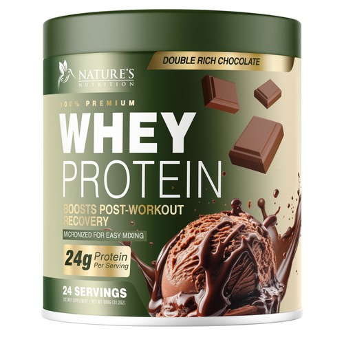 Diseño de Tasty Whey Protein Chocolate Design Needed for Nature's Nutrition de UnderTheSea™