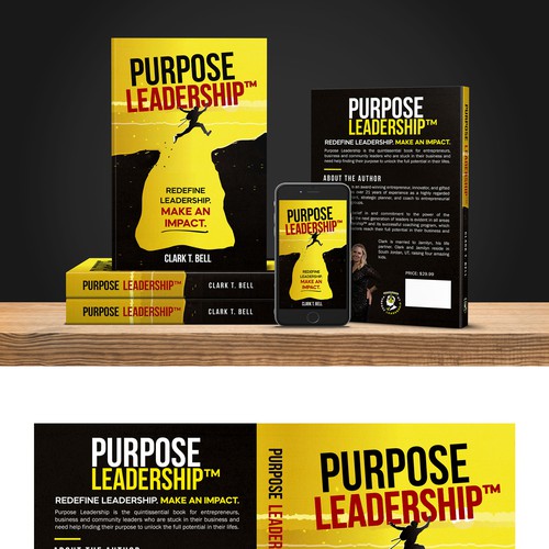 Purpose Leadership Book Cover Design by HRM_GRAPHICS