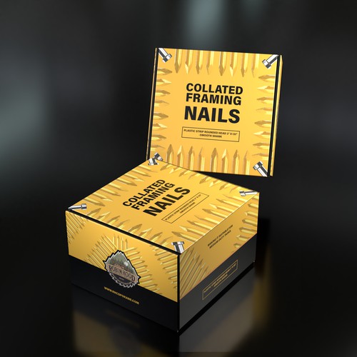 Dare to Impress: Design a Modern and Sleek Nail Box Packaging Design by ANGEL PackLab