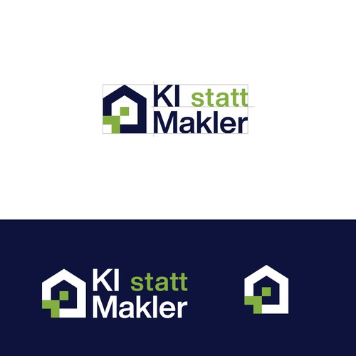"Real Estate Logo for AI company" winning Logo design