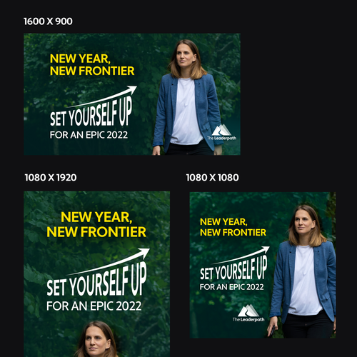 New Year, New Frontier Workshop Banner Diseño de Jey Trendy