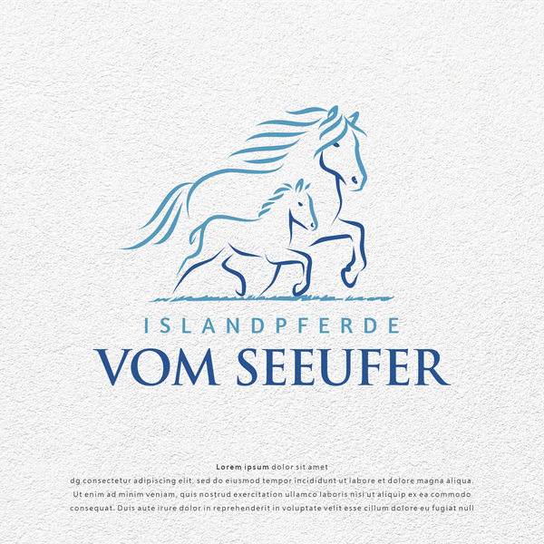 Design by Kriswkwk titled "ISLANDPFERDE VOM SEEUFER LOGO"