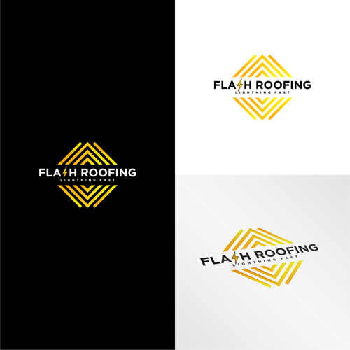 Compete to create a logo for Flash Roofing! Design by D'Creative™