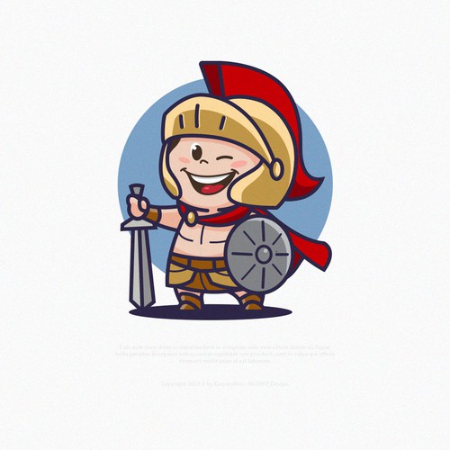 Warrior Mascot Design by NLOVEP-7472