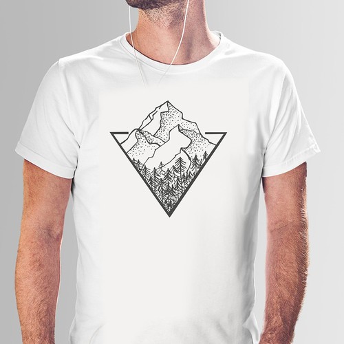 Mountain T-shirt Designs: the Best Mountain T-shirt Images | 99designs