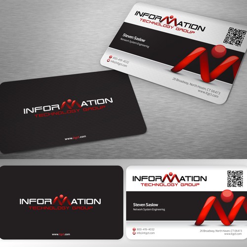 Help Information Technology Group rebrand our tired business cards and stationary Design von Rakajalu99