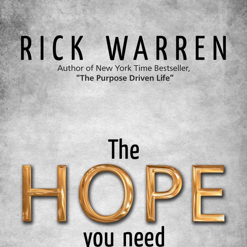 Design Rick Warren's New Book Cover Design by ArsDesigns!