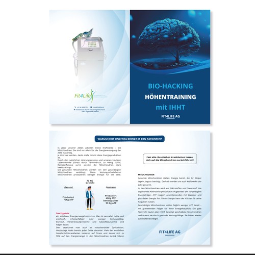 Brochure for health Design by aurora team