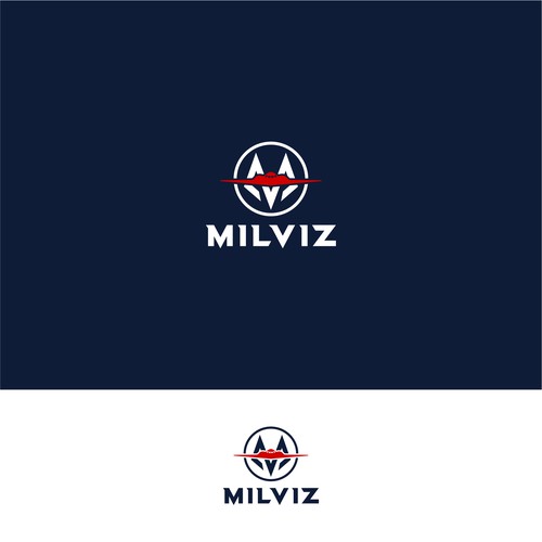 MILVIZ Logo - Producer of Military Flight Simulation Design by KEN™