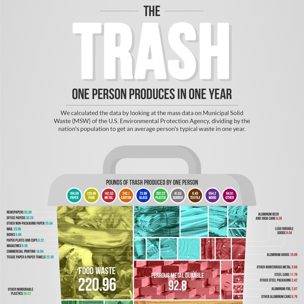 TRASH infographic
