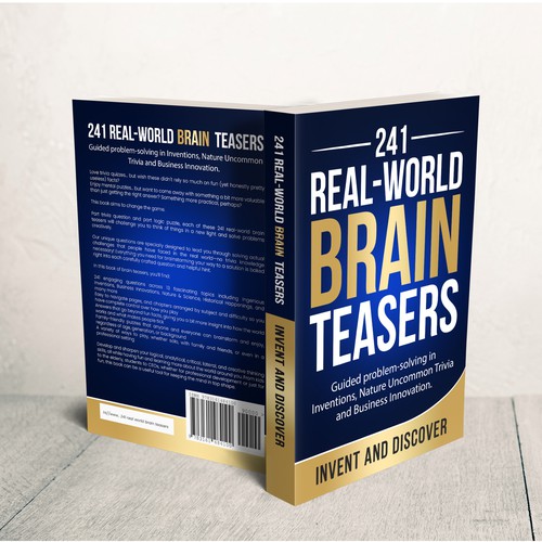 Book Cover - Creativity, Innovation, Inventions, Lateral thinking Design by Zahari Studio