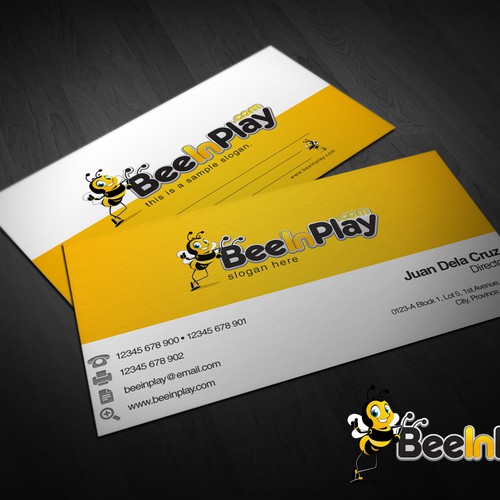 Help BeeInPlay with a Business Card Réalisé par paolobagads