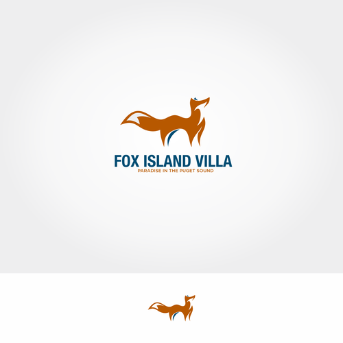 Design a Vacation Home Logo that Depicts Paradise on Fox Island Design by SWARN " O