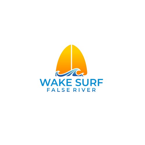 Edgy/sophisticated wake surf logo for a female/male group of wake surfers that embody a luxury life. Nothing predictable Design by Art_guse