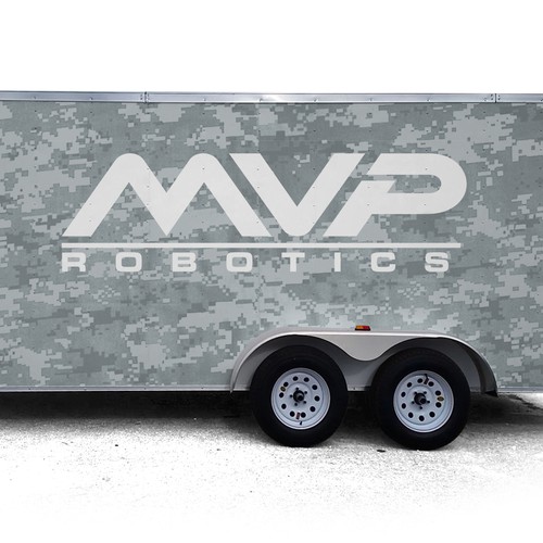 DESIGN A TRAILER WRAP FOR MILITARY ROBOTS - MVP ROBOTICS Design by AdrianC_Designer✅