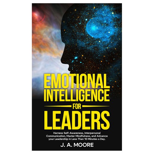 Need an Emotional Intelligence for leaders book cover. Design by Frank Shaw