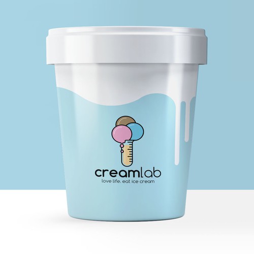 Ice Cream Tub Design for Funky London Brand | Product packaging contest