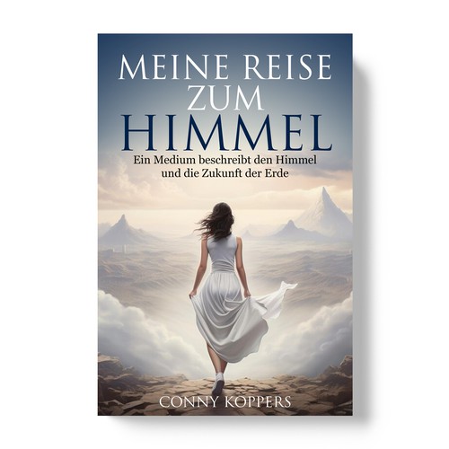 Cover for spiritual book My Journey to Heaven Design by TopHills