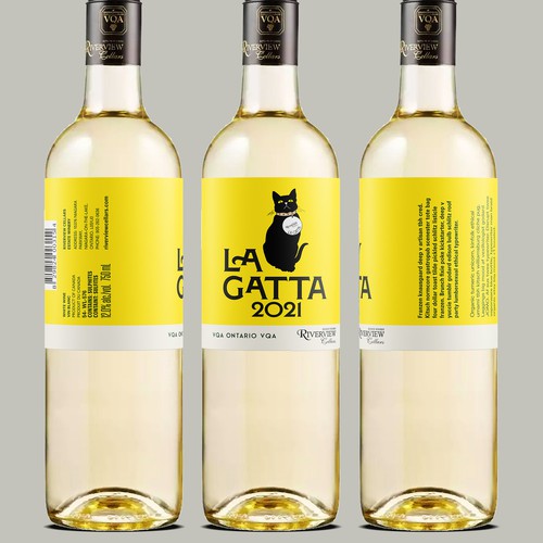 New fun "cat" wine label for female consumers Design by LABELL®