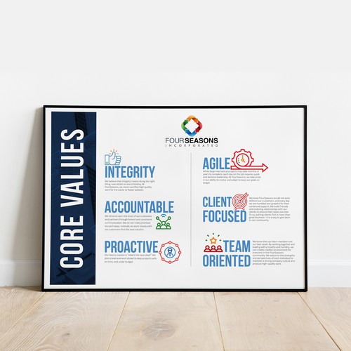 FourSeasons Core Values Campaign Design by Gecko Creatives