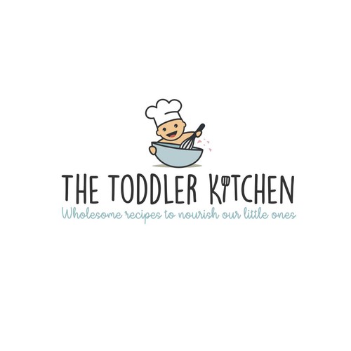 Fun logo for a food blog company focused on toddler and family nutrition and recipes. Design réalisé par meryofttheangels77