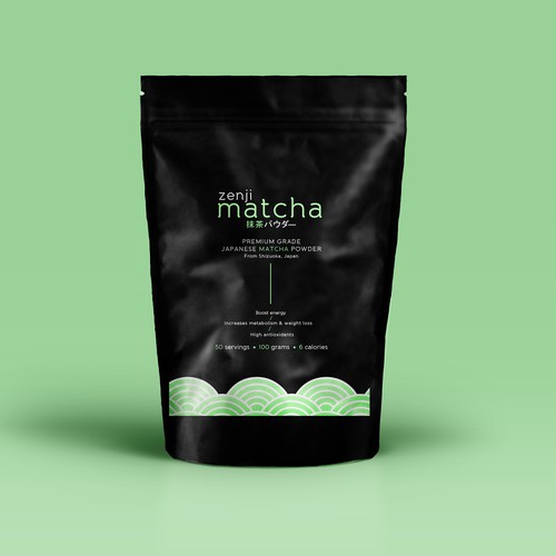 Japanese Matcha Product Needs Label - *GUARANTEED & BLIND* Ontwerp door GREYYCLOUD