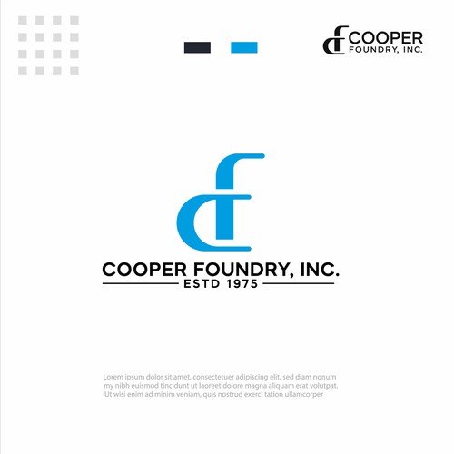 50 YEAR FOUNDRY LOGO|EMBLEM REDESIGN Diseño de rouf_art