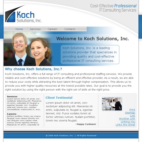 $500.00 Website template (Design only) Design by tammyhart