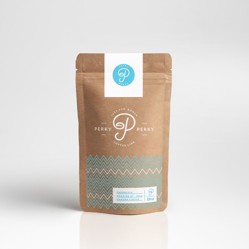 Perky Perky, Coffee Designed for Women Design von -Djokic-