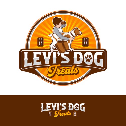 Design a logo for a freeze dried food Dog company! Design by Husn Art