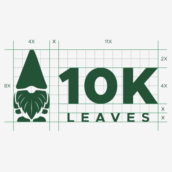 Design by MWN_13 titled "10K Leaves Brand Identity Concept"