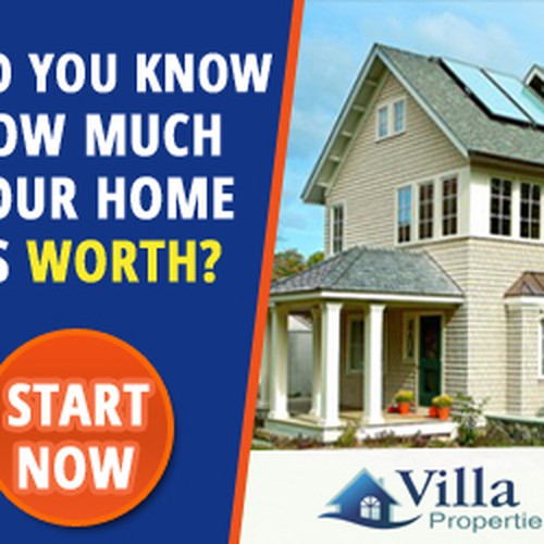 Create the next banner ad for Villa Properties Design by mrinnovative