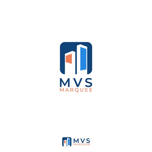 MVS Marquee digital signage logo Design by Fierda Designs