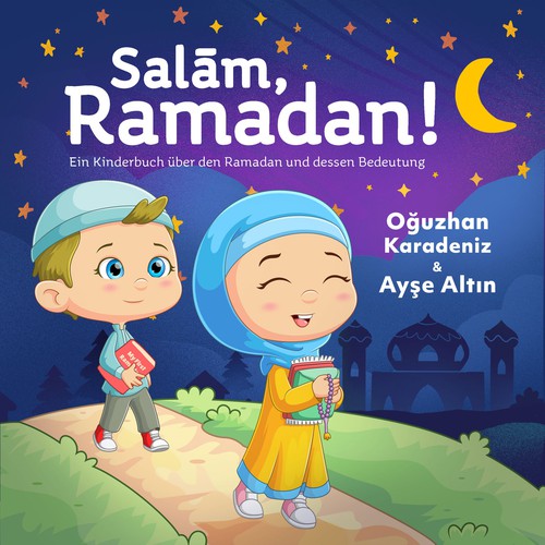 Children´s Book COVER to teach children about Ramadan in a lovely way Design by Khaidirsyafei