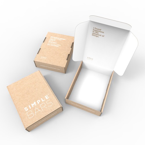 SIMPLE shipping box Design by znakovanj