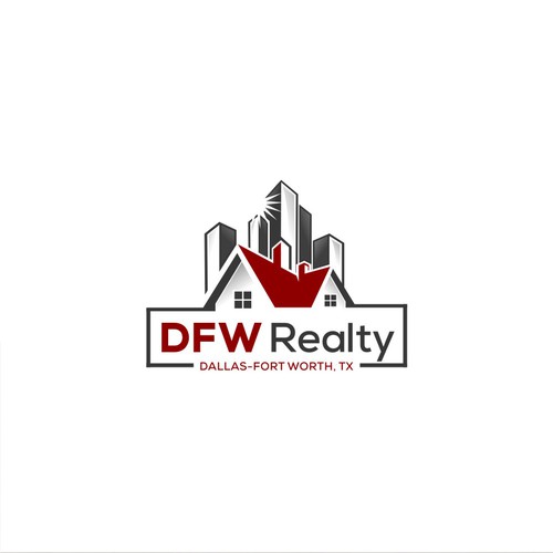 Real Estate Brokerage Logo for DFW Realty (DFW - Dallas-Fort Worth, TX) Design by wali99