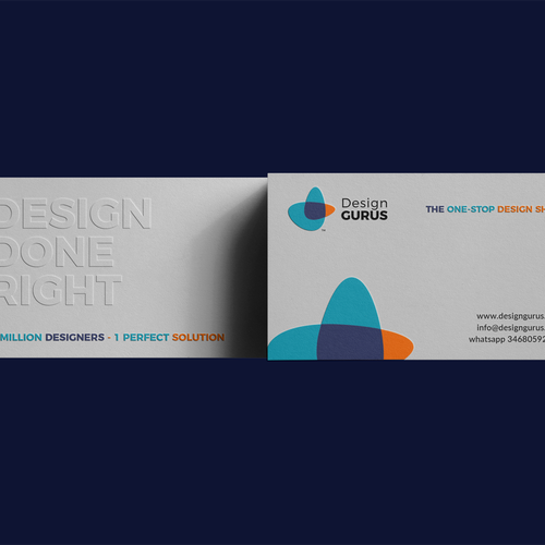 Business Card for DesignGurus.com Design réalisé par IK_Designs