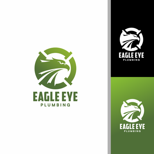 Eye catching and very marketable logo for plumbing company. The company name is Eagle Eye Plumbing Design by Ikan Tuna