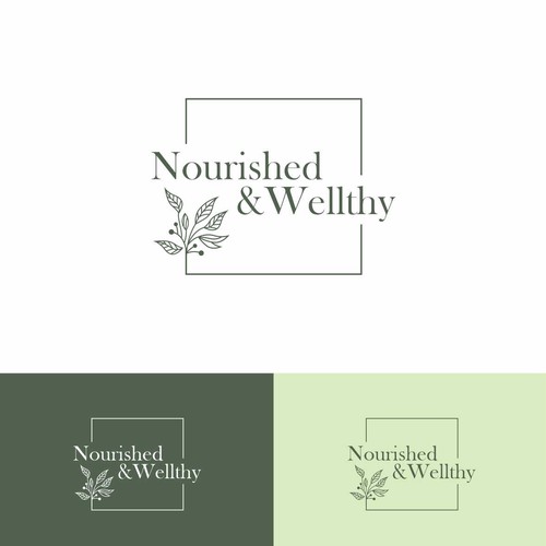 Modern minimalist creative logo design for nutrition business Design by andidani