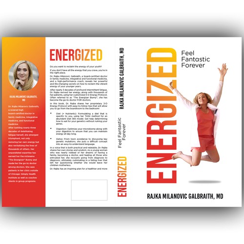 Design a New York Times Bestseller E-book and book cover for my book: Energized Design by MMQureshi
