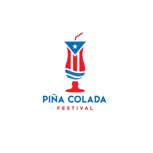 Design Piña Colada Festival Logo and Branding Package di smitadesign