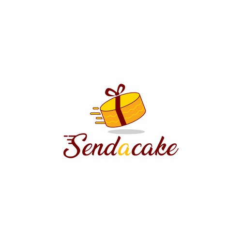 Send A Cake needs a gorgeous fun logo Design by MercClass