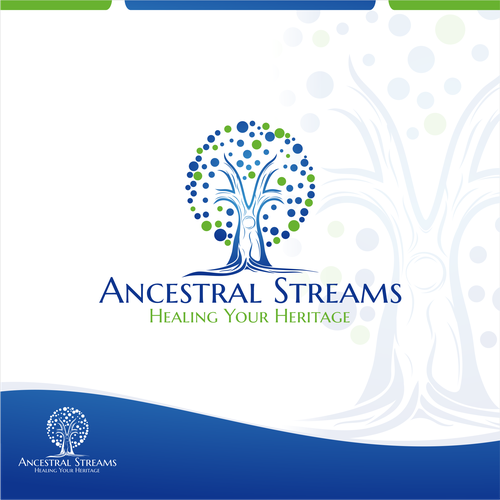 "Design a spiritually connective logo for my Ancestral Lineage Healing service " Design by hidden meanings
