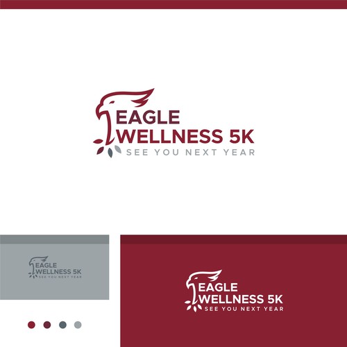 Design modern logo for a Eagle 5K Walk/Run for North Carolina Central University Ultimate Homecoming Design by Canis Dirus