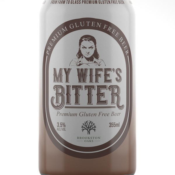 Design by 2B Creative titled "Label Design for My Wife,s Bitter Beer"