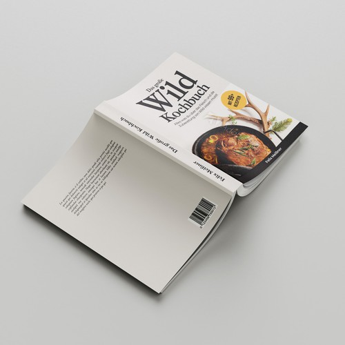 wild meat cookbook cover Design réalisé par Adela.N