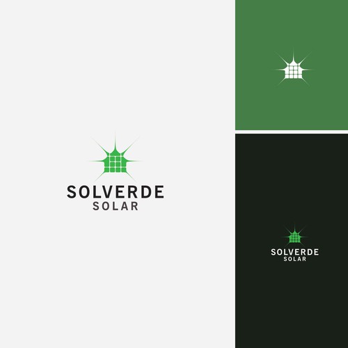 Clean logo for solar company Design by brancut_yuk